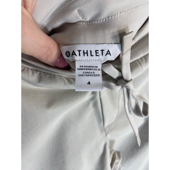 Athleta Headlands Hybrid Trek Jogger Birch Grey Jogger Pants-sz 4 - Picture 5 of 11